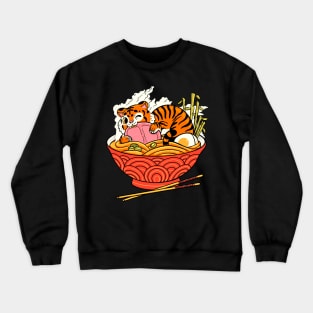 Tiger Loves Ramen Crewneck Sweatshirt